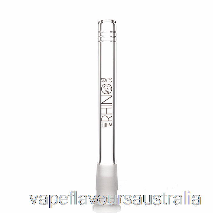 Vape Australia White Rhino 19/14 Glass Downstem 5.5inch